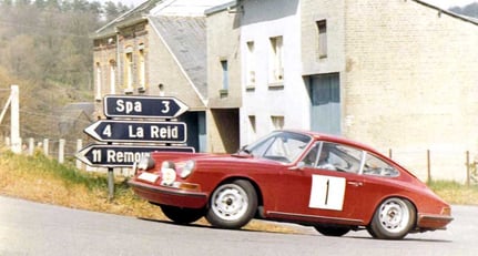 Tulip Rally 1967. “By then I was designing my own cars with the help of my engineer friend Hermann Briem, who was building them. This one had maximum speeds in the five gears of 20, 40, 60, 80 and 100mph. You can imagine the acceleration...&quot;