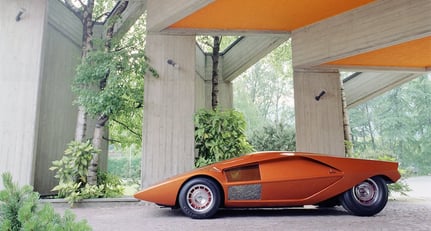 Lancia Stratos Zero. Photo by Benedict Redgrove.